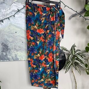 Vintage Wrap Skirt with Belt